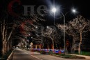 Ограждение световое металлокаркас "Занавес со звездами" 4 х 0,8 м Триколор